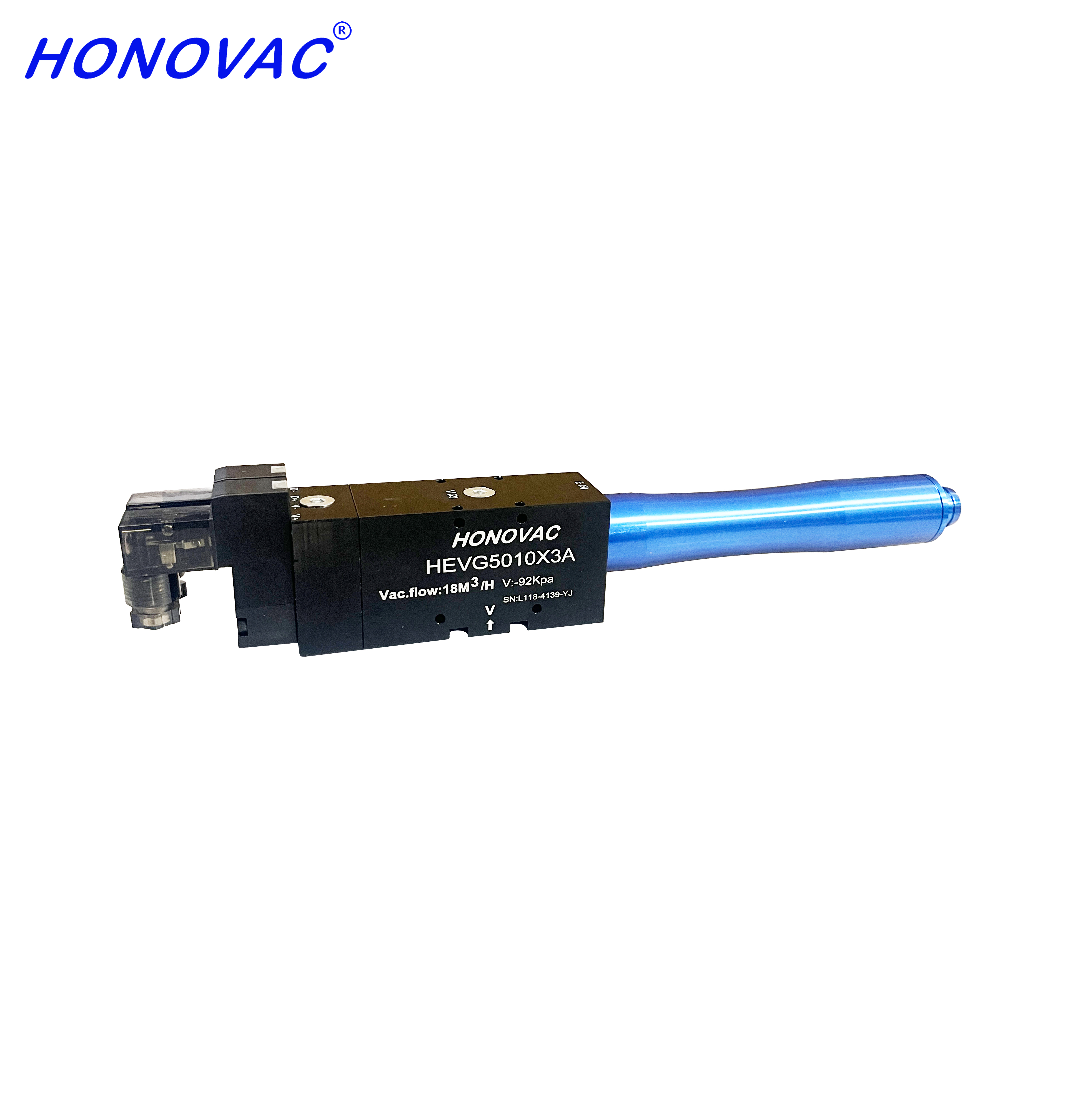 HONOVAC/鸿诺 HEVG5010带吸破功能大流量高真空多级真空发生器