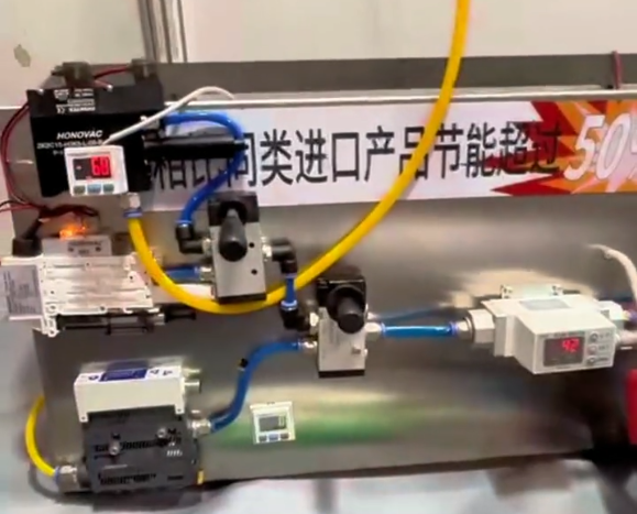 ZK2吸破一体真空发生器友商节能数据对比