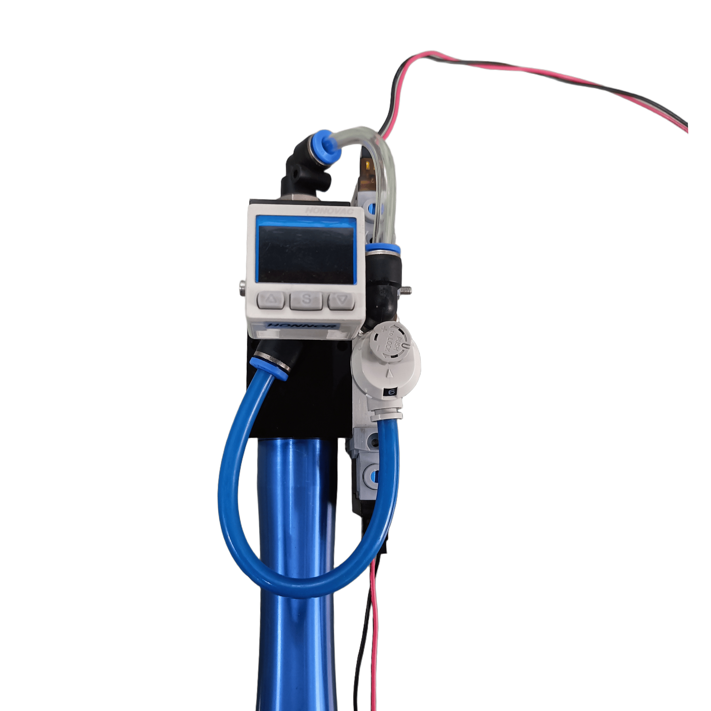 HONOVAC/鸿诺 HVG5010+VUVG 大流量高真空吸吹一体真空发生器 吸破一体